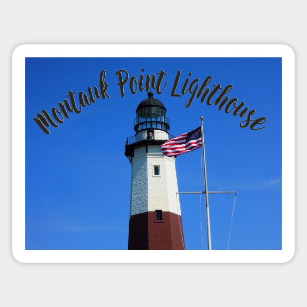 Montauk Point Lighthouse Sticker by Degroom